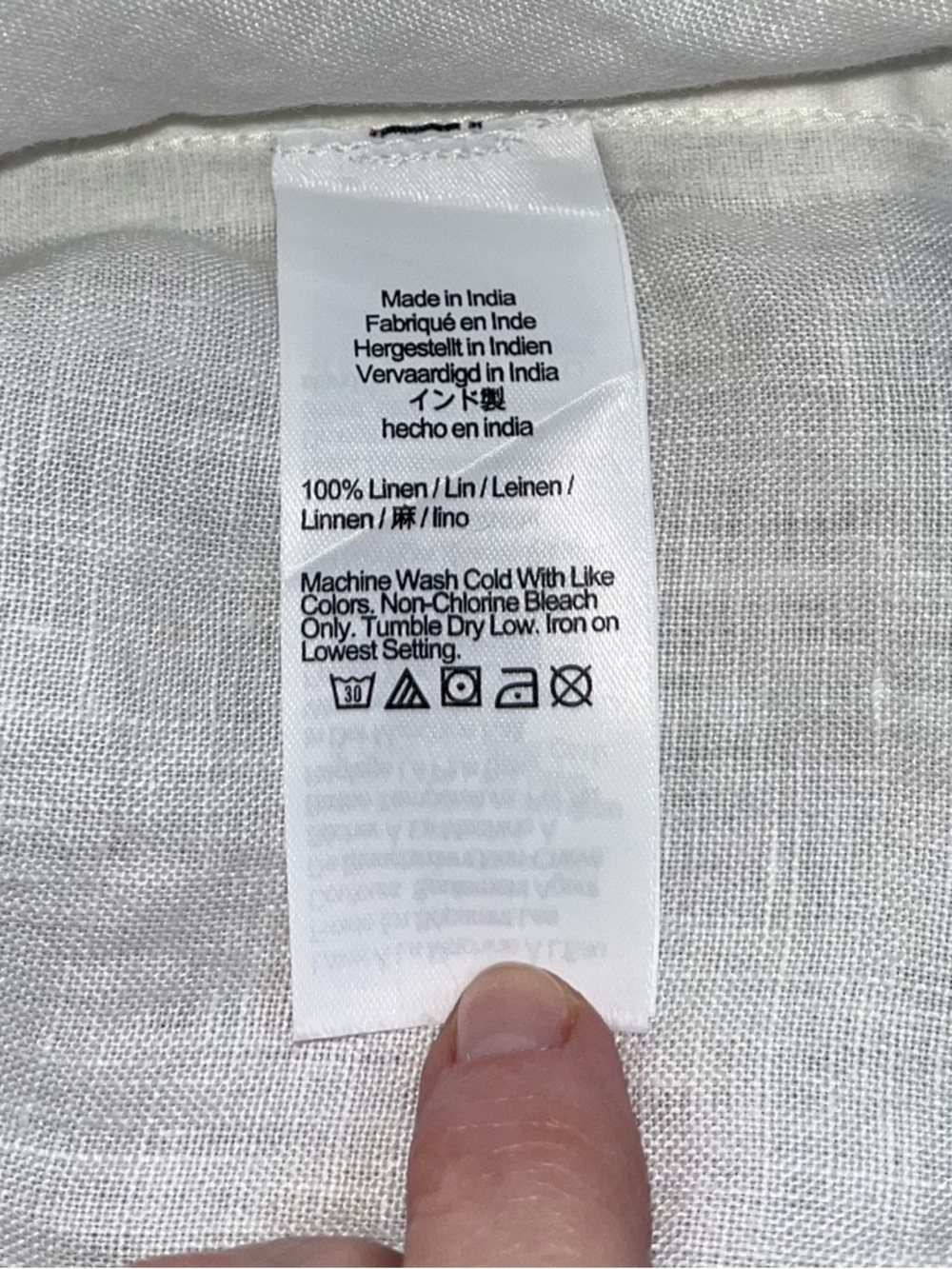 NWOT J Crew Baird McNutt Irish Linen S/S Shirt White M - Picture 5 of 6